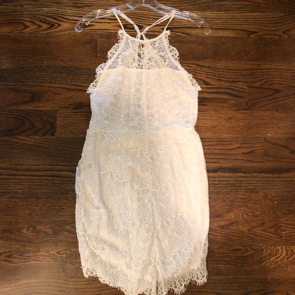 Free people lace mini dress